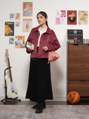 Corduroy Jacket - Mauve