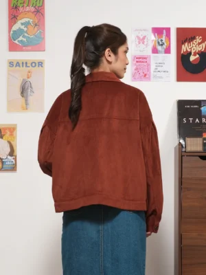 Corduroy Jacket - Rust