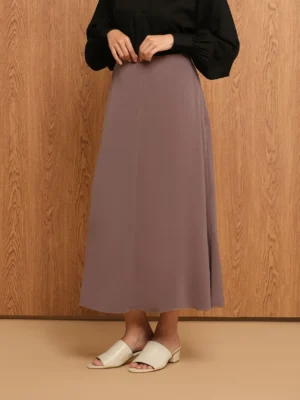 Midi Slip Skirt - Mauve